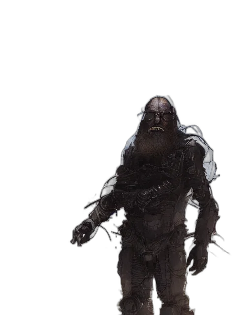 creature, staff, mask, concept art transparent PNG cut-out