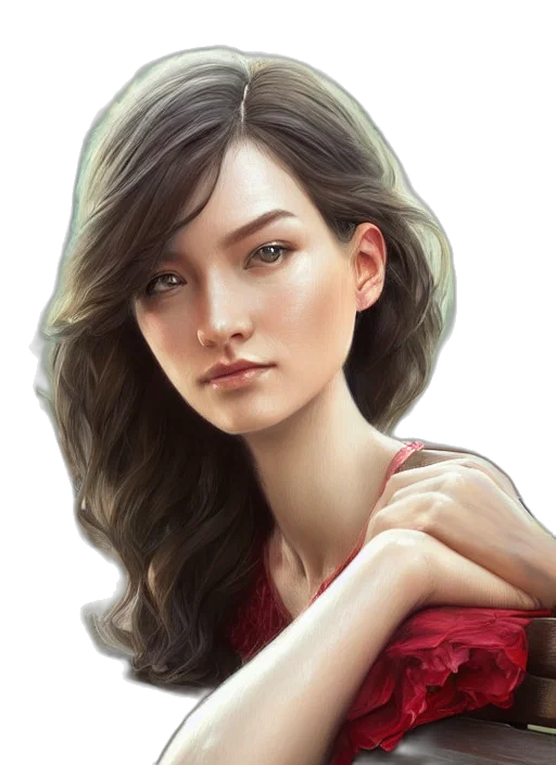 face, dress, jewelry, crown transparent PNG cut-out