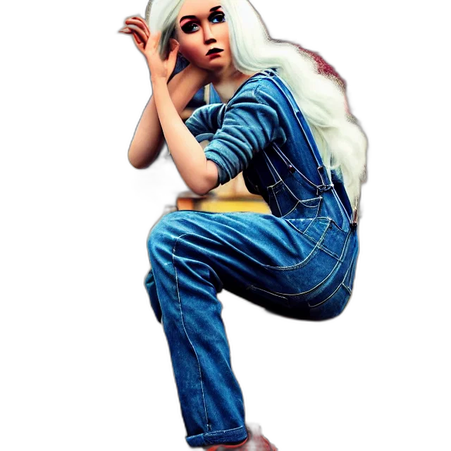 hair, creature, hat, shoes transparent PNG cut-out