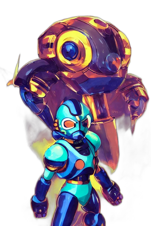 robot, weapon, concept art, fantasy art transparent PNG cut-out