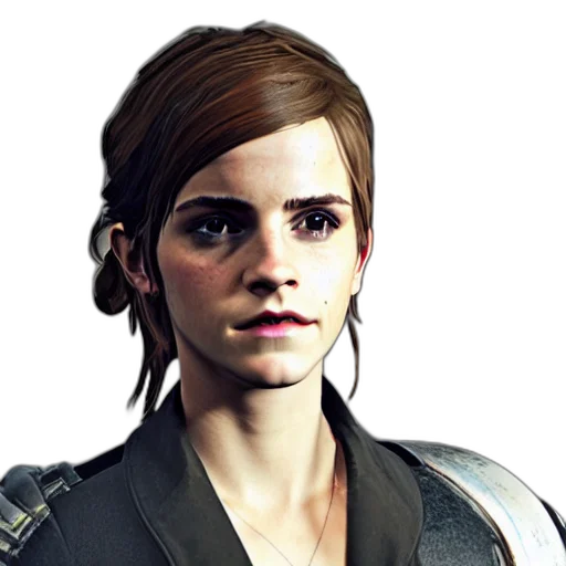 face, staff, jacket, concept art transparent PNG cut-out