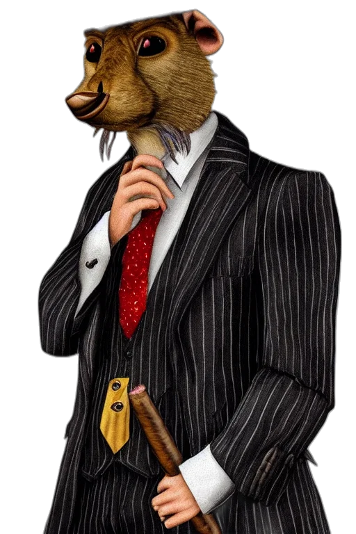 mask, staff, animal, jacket transparent PNG cut-out