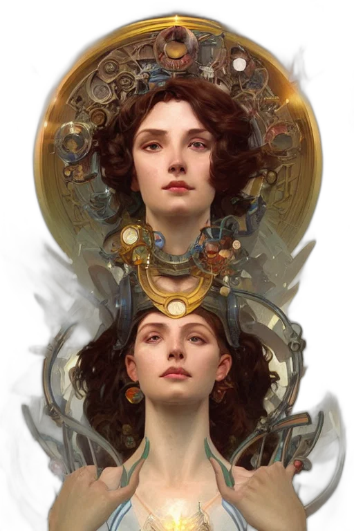 crown, face, jewelry, concept art transparent PNG cut-out