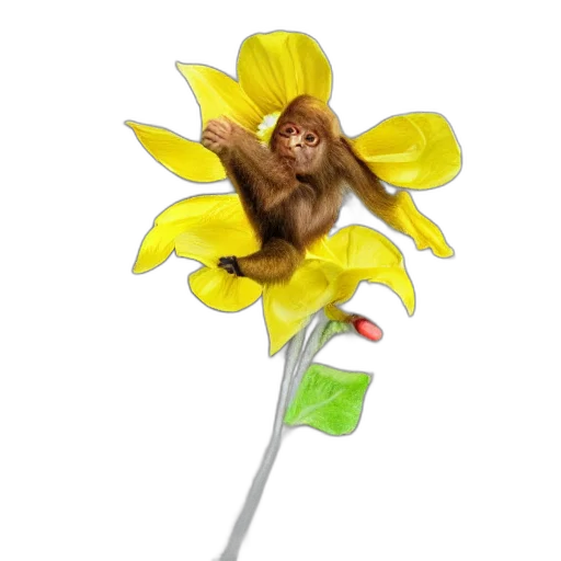 flower, staff, animal, weapon transparent PNG cut-out