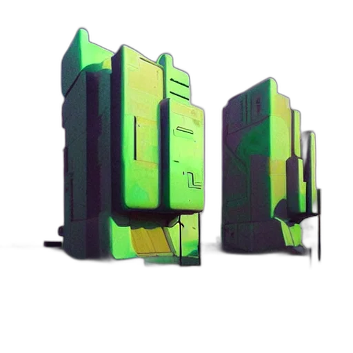 building, robot, furniture, weapon transparent PNG cut-out