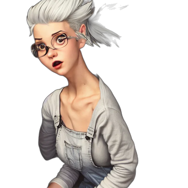 staff, face, jacket, concept art transparent PNG cut-out