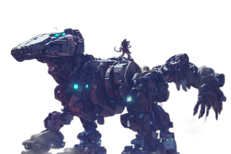 robot, dragon, animal, creature transparent PNG cut-out
