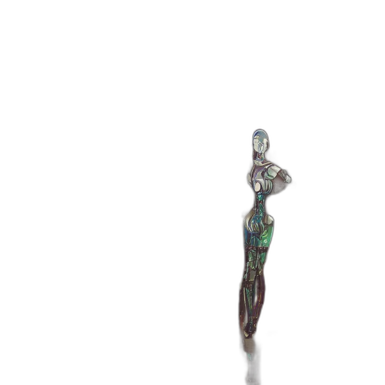 jewelry, robot, dress, staff transparent PNG cut-out