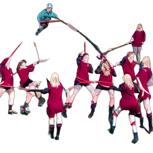 staff, quidditch, broom, aerial transparent PNG cut-out