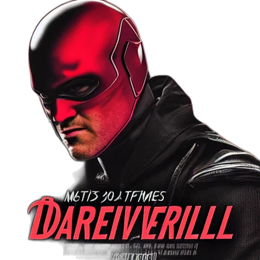 comic book art, matt, reeves, daredevil transparent PNG cut-out
