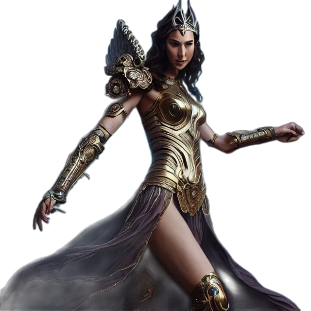 fantasy art, concept art, comic book art, 3d render transparent PNG cut-out