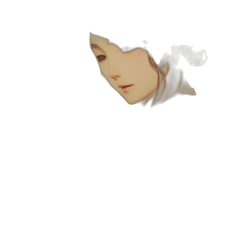 face, hair, hat, mask transparent PNG cut-out