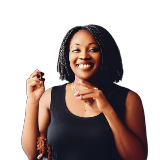staff, black, female, teacher transparent PNG cut-out