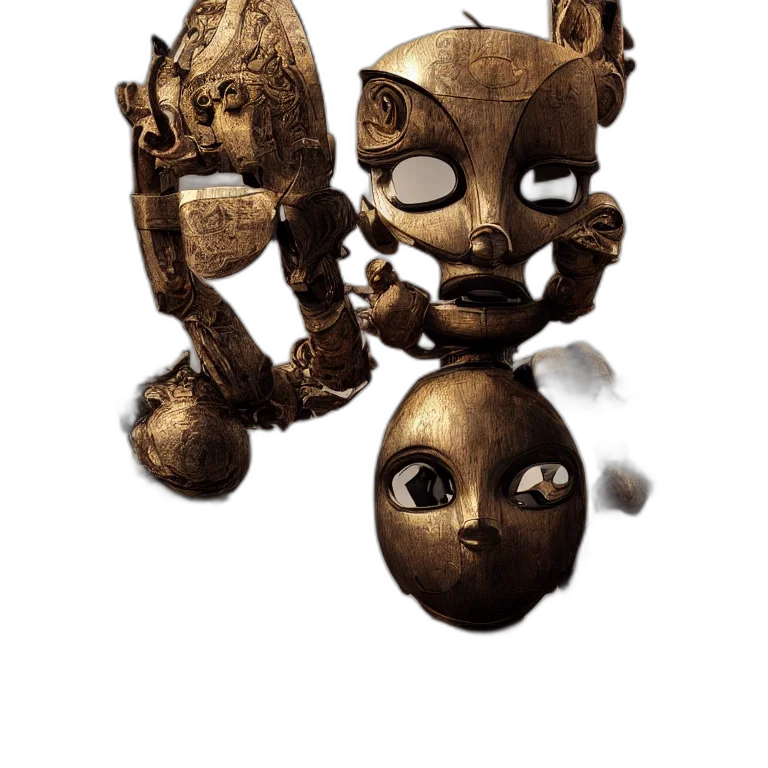 mask, robot, jewelry, face transparent PNG cut-out
