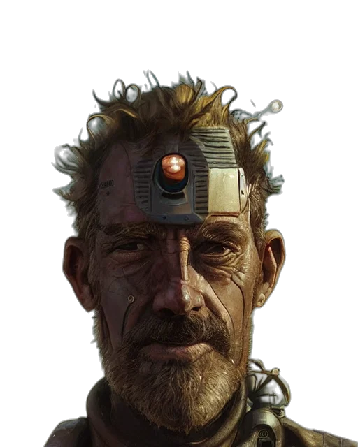 robot, face, staff, mask transparent PNG cut-out