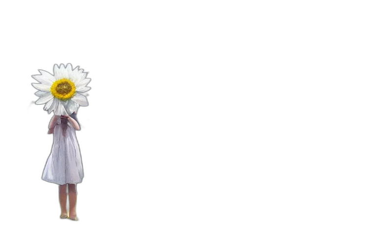 mask, flower, dress, robot transparent PNG cut-out