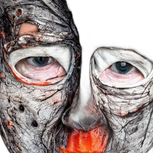 mask, face, photorealistic, concept art transparent PNG cut-out