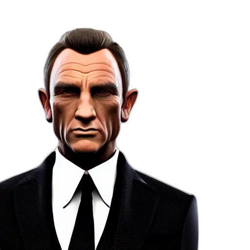 face, 3d render, concept art, comic book art transparent PNG cut-out