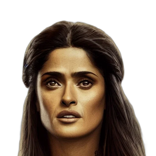 face, hair, photorealistic, fantasy art transparent PNG cut-out
