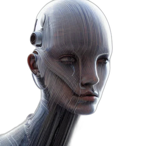 robot, face, creature, mask transparent PNG cut-out