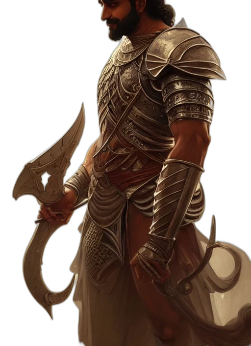 dragon, staff, sword, fantasy art transparent PNG cut-out