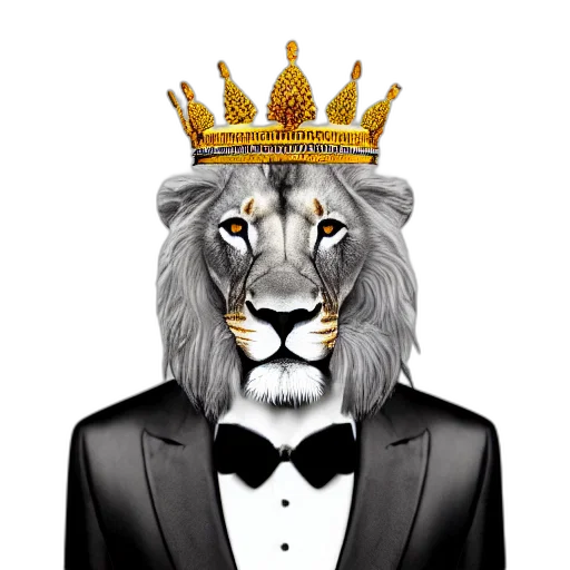crown, concept art, cartoon, photorealistic transparent PNG cut-out