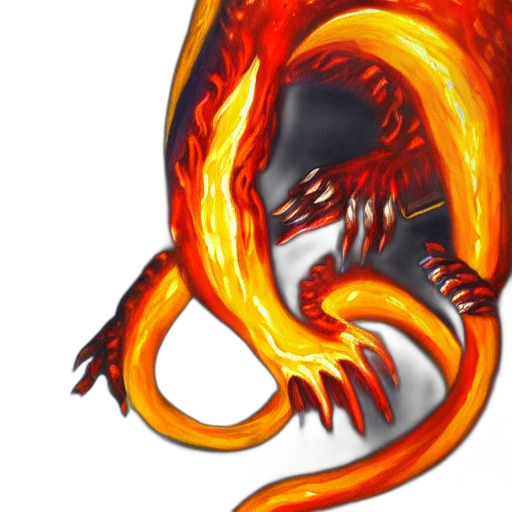 dragon, creature, staff, animal transparent PNG cut-out