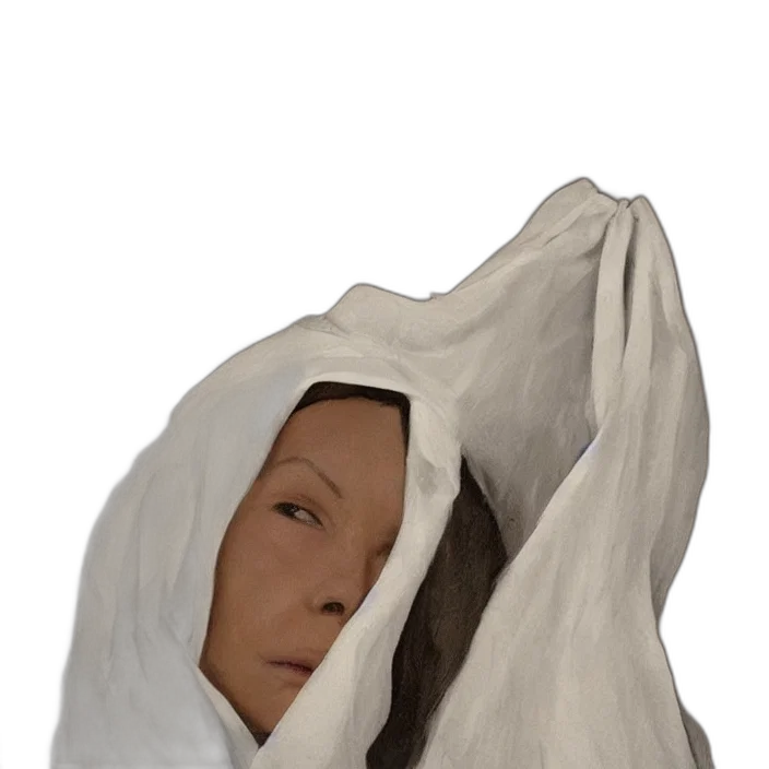mask, face, hat, staff transparent PNG cut-out
