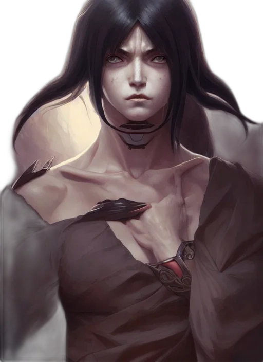 face, mask, creature, fantasy art transparent PNG cut-out