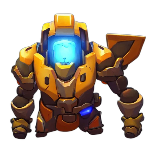 robot, weapon, staff, mask transparent PNG cut-out