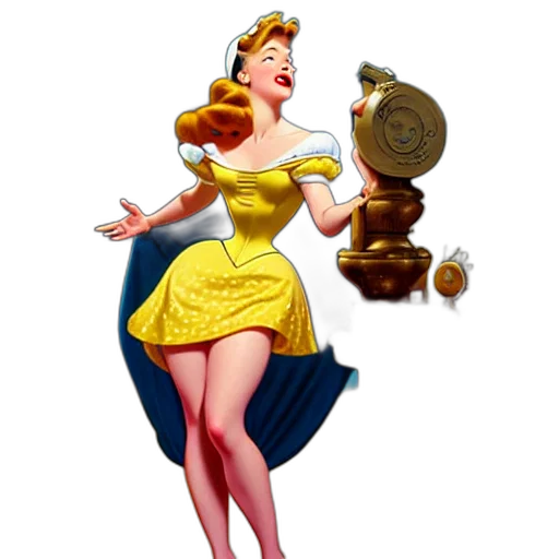 dress, staff, jewelry, crown transparent PNG cut-out