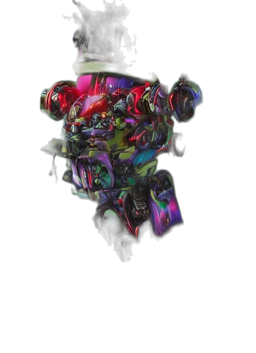 robot, mask, crown, jewelry transparent PNG cut-out