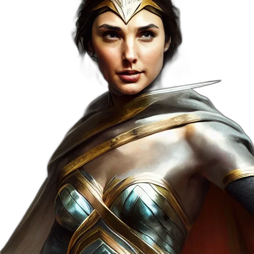 fantasy art, comic book art, concept art, photorealistic transparent PNG cut-out