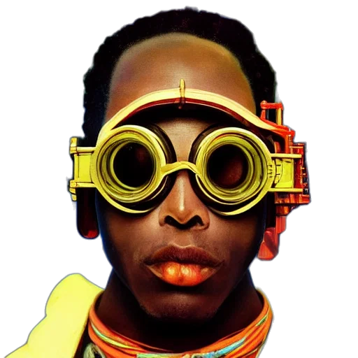 mask, face, robot, staff transparent PNG cut-out