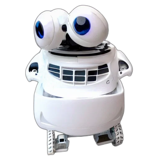 robot, 3d render, concept art, real transparent PNG cut-out