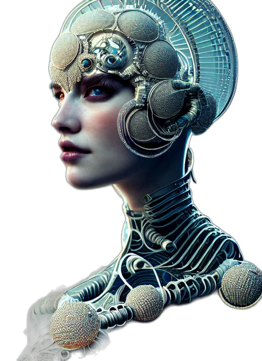 robot, jewelry, face, mask transparent PNG cut-out