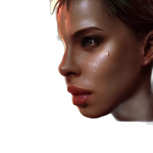 face, mask, robot, creature transparent PNG cut-out