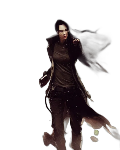 concept art, fantasy art, comic book art, photorealistic transparent PNG cut-out