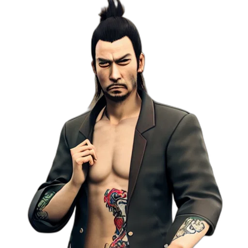 jacket, staff, concept art, photorealistic transparent PNG cut-out