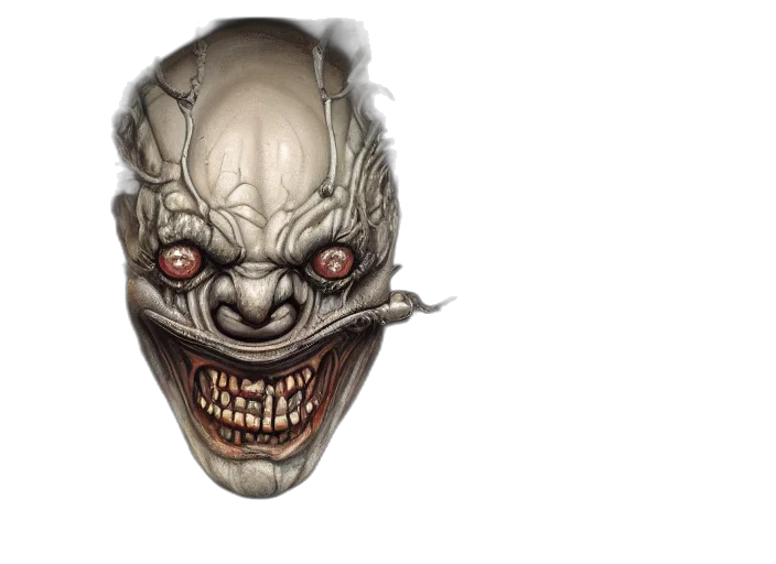 mask, face, creature, concept art transparent PNG cut-out
