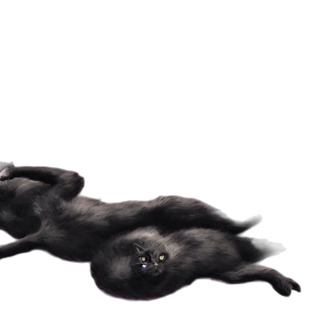 animal, creature, hair, 3d render transparent PNG cut-out