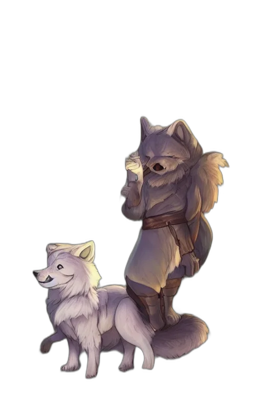 staff, creature, animal, concept art transparent PNG cut-out