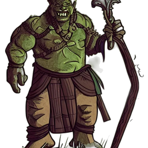 staff, creature, concept art, fantasy art transparent PNG cut-out