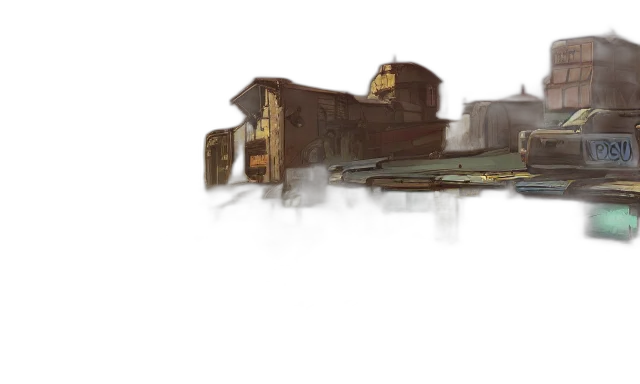 building, car, weapon, robot transparent PNG cut-out