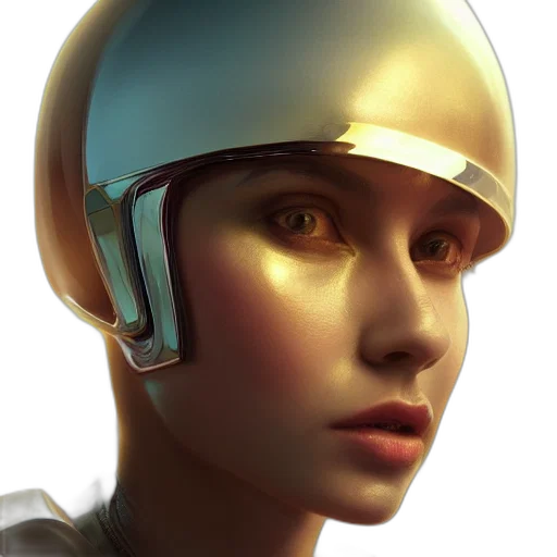 robot, face, mask, hat transparent PNG cut-out