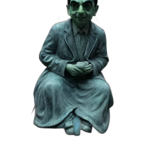 mask, staff, face, creature transparent PNG cut-out