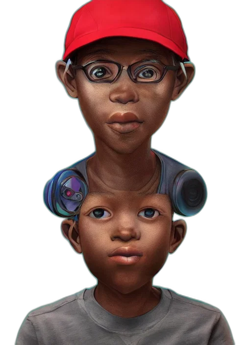 face, mask, hat, concept art transparent PNG cut-out