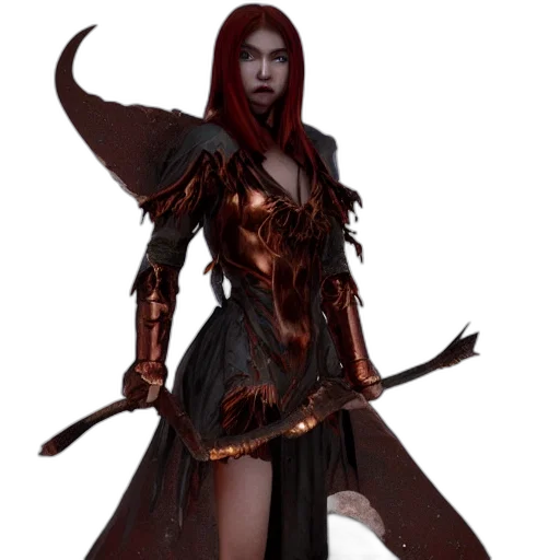 staff, concept art, fantasy art, 3d render transparent PNG cut-out