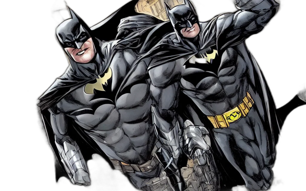 comic book art, concept art, batman, charcter transparent PNG cut-out