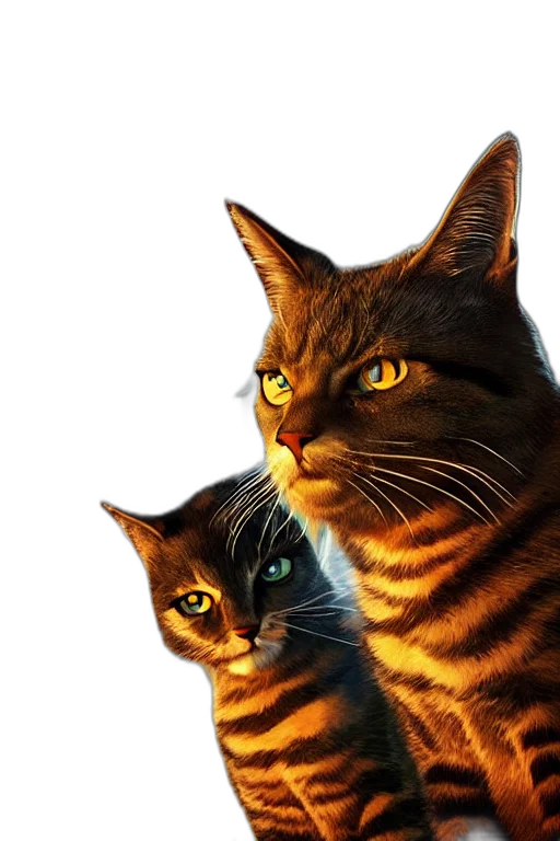 animal, photorealistic, 3d render, concept art transparent PNG cut-out